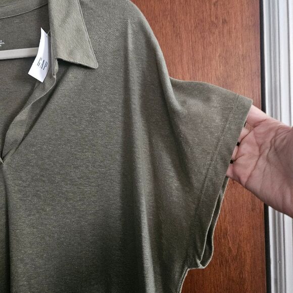 Gap Linen Blend Polo - Picture 6 of 7